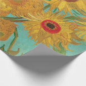Papier Cadeau Sunflowers par Vincent Van Gogh (Coin)