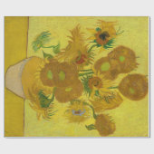 Papier Cadeau Sunflowers par Vincent van Gogh (Plat)