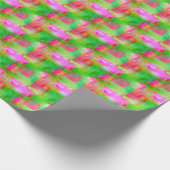 Papier Cadeau Sunlight abstract painted yellow, rose (Coin)