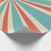 Papier Cadeau Sunlight retro horizontal background. Pale red and (Coin)