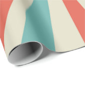 Papier Cadeau Sunlight retro horizontal background. Pale red and (Coin rond)