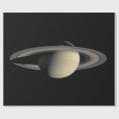 Papier Cadeau Sunlit Saturn Gas géant Planet par Cassini (Plat)