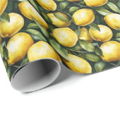 Papier Cadeau Sunny Lemon Mariage (Coin rond)