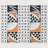 Papier Cadeau Sunrise sud-ouest à Orange (Plat)