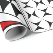 Papier Cadeau Sunrise sud-ouest en rouge (Coin rond)