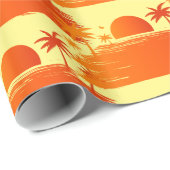 Papier Cadeau Sunrise Sunset Thunder Cove (Coin rond)