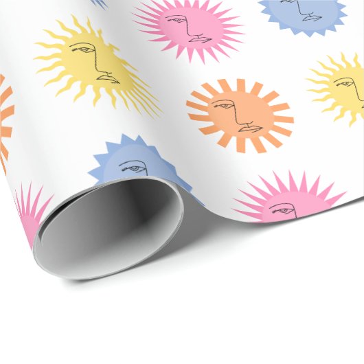 Papier Cadeau Suns (Coin rond)