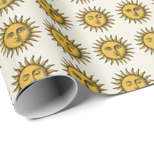 Papier Cadeau Suns (Coin rond)