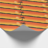 Papier Cadeau Sunset de l'île (Coin)