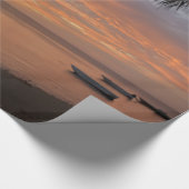 Papier Cadeau Sunset de l'île (Coin)