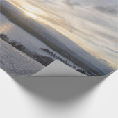 Papier Cadeau Sunset over frozen (Coin)