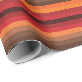 Papier Cadeau Sunset Stripes (Coin rond)