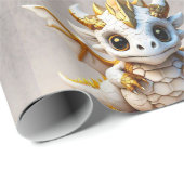 Papier Cadeau "Sunset Wyrm" (Coin rond)