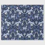 Papier Cadeau Suomi Finland Folk Art Reindeer (Plat)