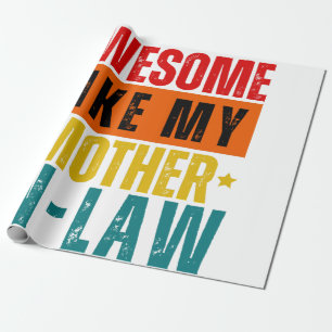 Papier Cadeau Super Comme Ma belle-mère