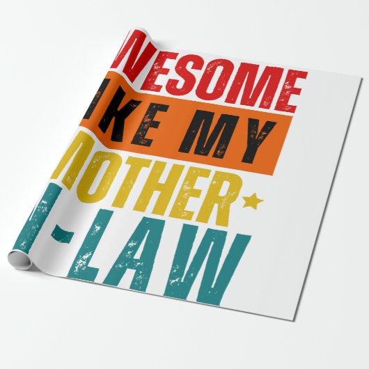 Papier Cadeau Super Comme Ma belle-mère (Déroulé)