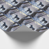 Papier Cadeau Super Danse Laisser Neige Noël (Coin)