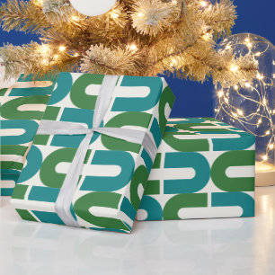 Papier Cadeau Super élégant et moderne rétro 60s les années 70 g