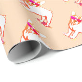 Papier Cadeau Super Frenchie Bulldog (Coin rond)