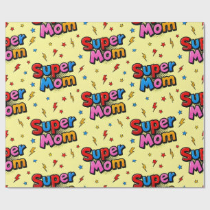 Papier Cadeau Super Maman