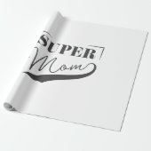Papier Cadeau Super Maman (Déroulé)