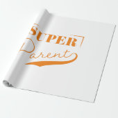 Papier Cadeau Super parent (Déroulé)