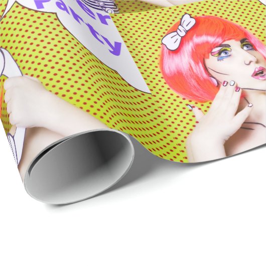 Papier Cadeau Super Party (Coin rond)