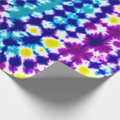 Papier Cadeau Super Psychédélique Spirale Tie Dye Batik Art (Coin)