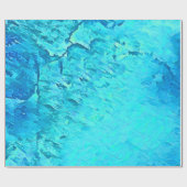 Papier Cadeau Superbe aquarelle Tropical Ocean Theme Design (Plat)