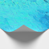Papier Cadeau Superbe aquarelle Tropical Ocean Theme Design (Coin)
