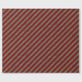 Papier Cadeau Superbes rayures diagonales scintillantes (Plat)
