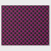 Papier Cadeau Supergirl Hearts Diagonal Pattern (Plat)