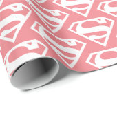 Papier Cadeau Supergirl Solid S-Shield (Coin rond)