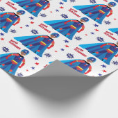 Papier Cadeau Superhero USA Superning Boy Fab Anniversaire Extra (Coin)