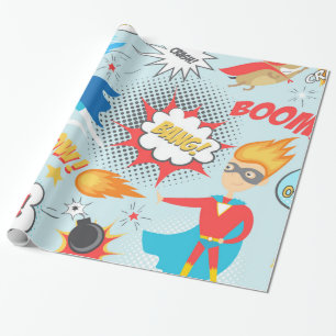 Papier Cadeau Superheros