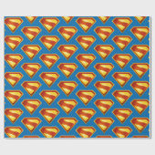 Papier Cadeau Superman Golden S Shield brillance (Plat)