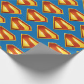 Papier Cadeau Superman Golden S Shield brillance (Coin)