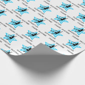 Papier Cadeau Superstar du patinage artistique (Coin)