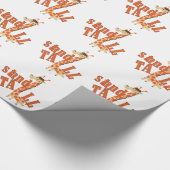 Papier Cadeau Support de girafe grand (Coin)