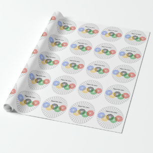 Papier Cadeau Support des couleurs -