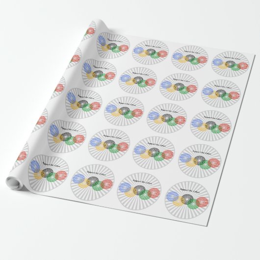 Papier Cadeau Support des couleurs - (Déroulé)