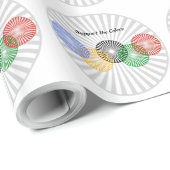 Papier Cadeau Support des couleurs - (Coin rond)