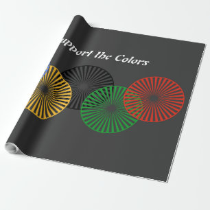 Papier Cadeau Support des couleurs -