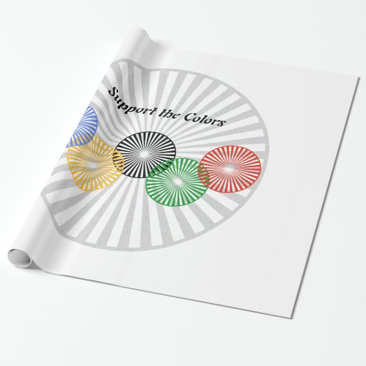 Papier Cadeau Support des couleurs - (Déroulé)