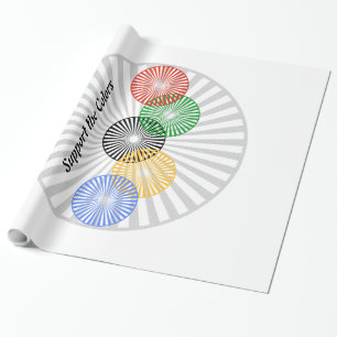 Papier Cadeau Support des couleurs -