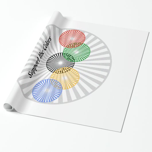 Papier Cadeau Support des couleurs - (Déroulé)