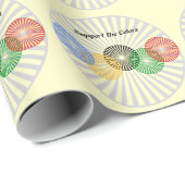 Papier Cadeau Support des couleurs - (Coin rond)