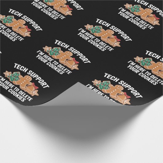 Papier Cadeau Support Technique Ici Pour Supprimer Les Cookies N (Coin)