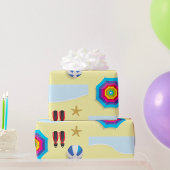 Papier Cadeau Sur La Plage
