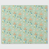 Papier Cadeau Sur La Plage, Sand Castle Beach House (Plat)